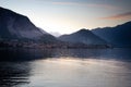 Baveno, Lake - Lago Maggiore at sunset Royalty Free Stock Photo