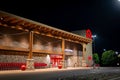 BAXTER, MN - 22 SEP 2021: Night view of the entrance of the Target store