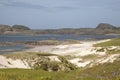 Bay at the Back of the Ocean Beach, Iona Royalty Free Stock Photo