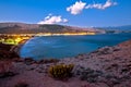 Bay of Baska evening view Royalty Free Stock Photo