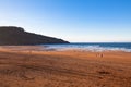 The Bay of Biscay near Bilbao, Spain in January Royalty Free Stock Photo