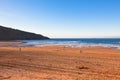 The Bay of Biscay near Bilbao, Spain in January Royalty Free Stock Photo