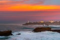 Bay of Biscay in Biarritz, France Royalty Free Stock Photo