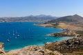 Bay with boats