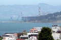 Bay Bridge Construction San Francisco Royalty Free Stock Photo