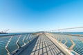 Bay Bridge from Embarcadero, San Francisco Royalty Free Stock Photo