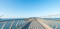 Bay Bridge from Embarcadero, San Francisco Royalty Free Stock Photo