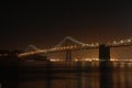 Bay Bridge at night