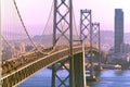 Bay Bridge & San Francisco Royalty Free Stock Photo