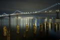 BAY BRIDGE, SAN FRANCISCO, CALIFORNIA Royalty Free Stock Photo