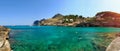 Bay in Cala Sant Vicenc, Majorca. Cala Sant Vicenc, Majorca, Spain - Beach Cala Molins Royalty Free Stock Photo