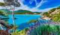 Bay of Canyamel, beautiful seaside of Majorca Royalty Free Stock Photo