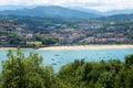 Bay of Donostia-San Sebastian from Urgull Mountain, Basque Country, Spain