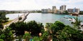 Bay in El San Juan and hotels