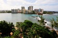 Bay in El San Juan and hotels