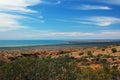 The Bay of Exmouth. Yardie Creek Gorge in the Cape Range National Park, Ningalo Royalty Free Stock Photo