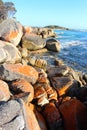 Bay of Fires beautiful day Royalty Free Stock Photo