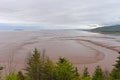 Bay of Fundy in low tide, New Brunswick, Canada