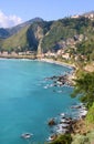 Bay of Giardini Naxos in Sicily