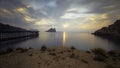 Bay of Hornillo at Aguilas, Murcia on the Costa Calida Royalty Free Stock Photo