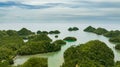 Bay with islands. Philippines.