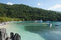 Bay in Labadee island Haiti Royalty Free Stock Photo