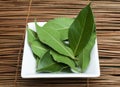 Bay leaf spice Royalty Free Stock Photo