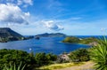 Bay of Les Saintes, Terre-de-Haut, Iles des Saintes, Les Saintes, Guadeloupe, Lesser Antilles, Caribbean Royalty Free Stock Photo