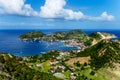 Bay of Les Saintes, Terre-de-Haut, Iles des Saintes, Les Saintes, Guadeloupe, Caribbean Royalty Free Stock Photo