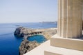 Bay of Lindos - Rhodes Royalty Free Stock Photo