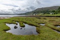 The Bay of lovely muck in the town of Portree on the Isle of Skye