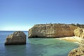 Bay near Armacao de Pera in the Algarve in Portuga