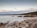 Bay near Canal Rocks at sunset, Western Australia Royalty Free Stock Photo