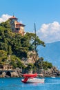 Bay of Portofino, Italy. Royalty Free Stock Photo