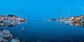 Bay of Sali evening view Royalty Free Stock Photo