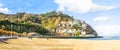The bay of San Sebastian in Spain Royalty Free Stock Photo