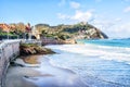 The bay of San Sebastian in Spain Royalty Free Stock Photo