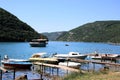 The sea in the Lim canal in Croatia