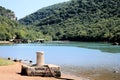 The bay in the Lim canal in Croatia