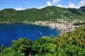 Bay of Soufriere below