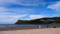 The bay of Port Erin on the Isle of Man between Ireland and Great Britain