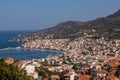 Bay of Vathy, capital of Samos Royalty Free Stock Photo