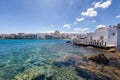 The bay at the village of Naousa on the cycladic island of Paros