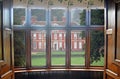 Bay window manor house view Royalty Free Stock Photo