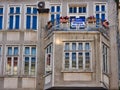 Bay Window on Older Style Bucharest Apartment building, Romania