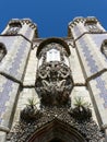 Bay window with Triton Royalty Free Stock Photo