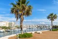 Bay of Zea or Pasalimani in Piraeus, Athens, Greece Royalty Free Stock Photo