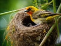 Baya Weaver Nest Royalty Free Stock Photo