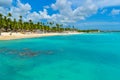 Bayahibe beach in Dominican Republic Royalty Free Stock Photo