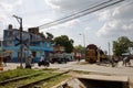 Railway crossing in Bayamo. Bayamo is the capital city of the Granma Province of Cuba